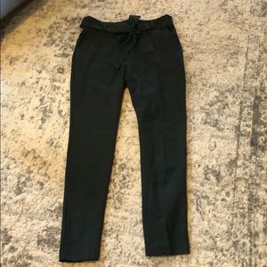 Dark Green Ankle Pants
